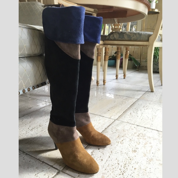 loeffler randall suede boots